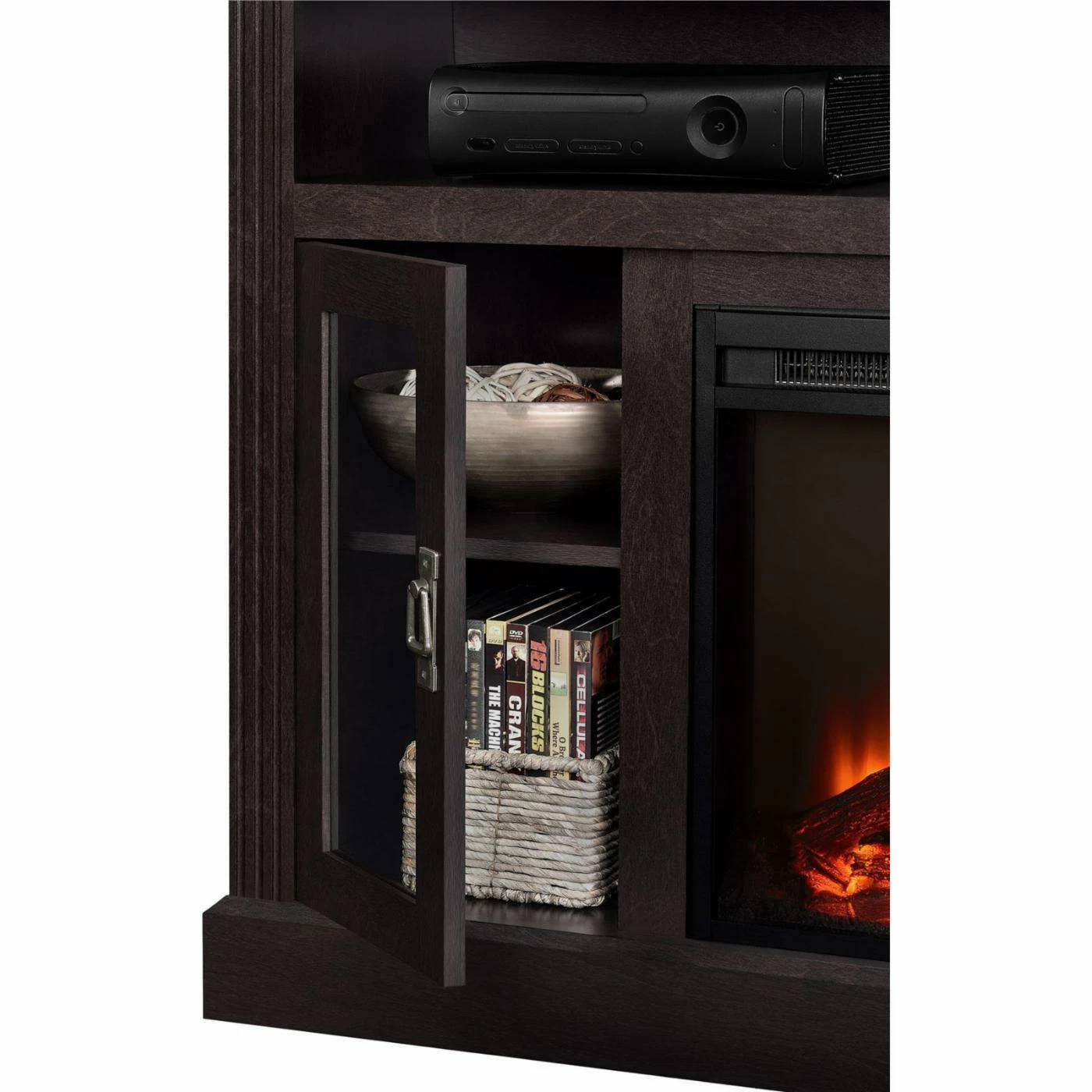 Discount ๐ TV Stands Ameriwood Home Chicago Electric Fireplace TV Console ๐ฅ - Image 4
