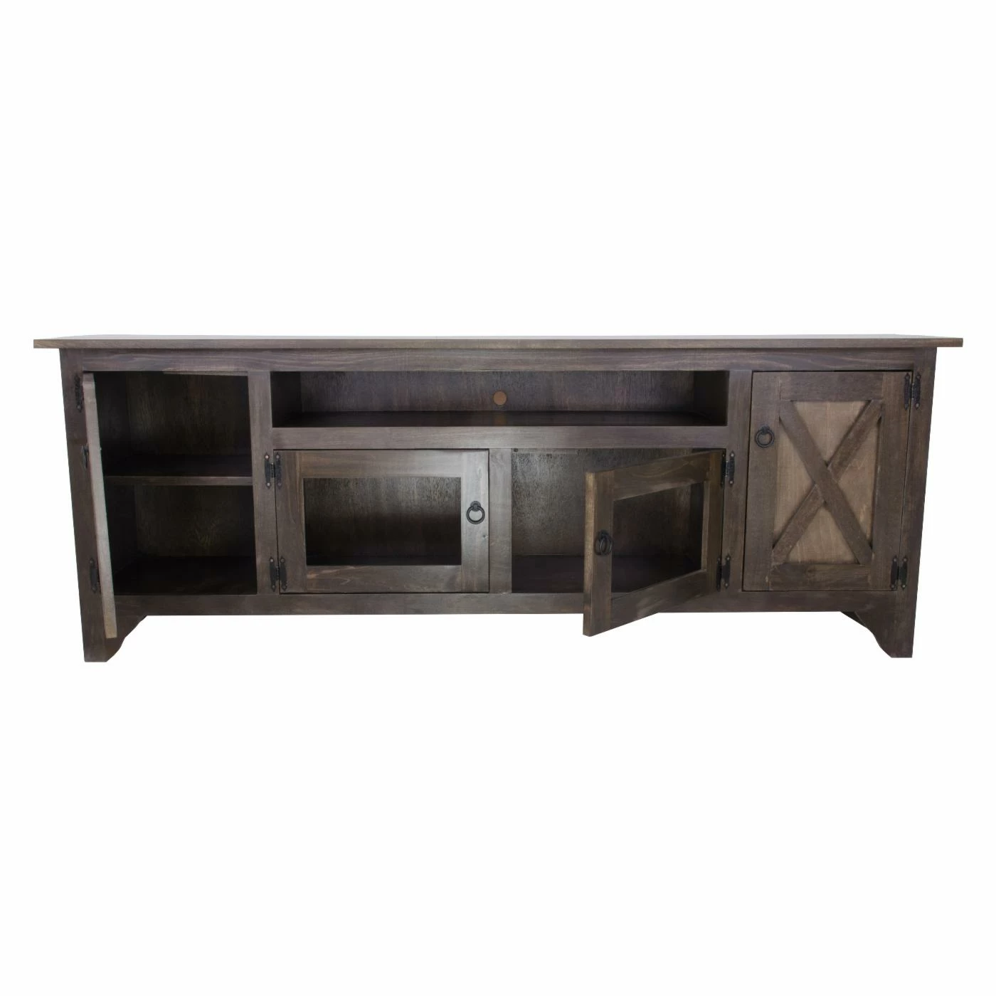 New โญ TV Stands Eagle Furniture Farm House TV Stand With 4 Doors โ๏ธ - Image 4