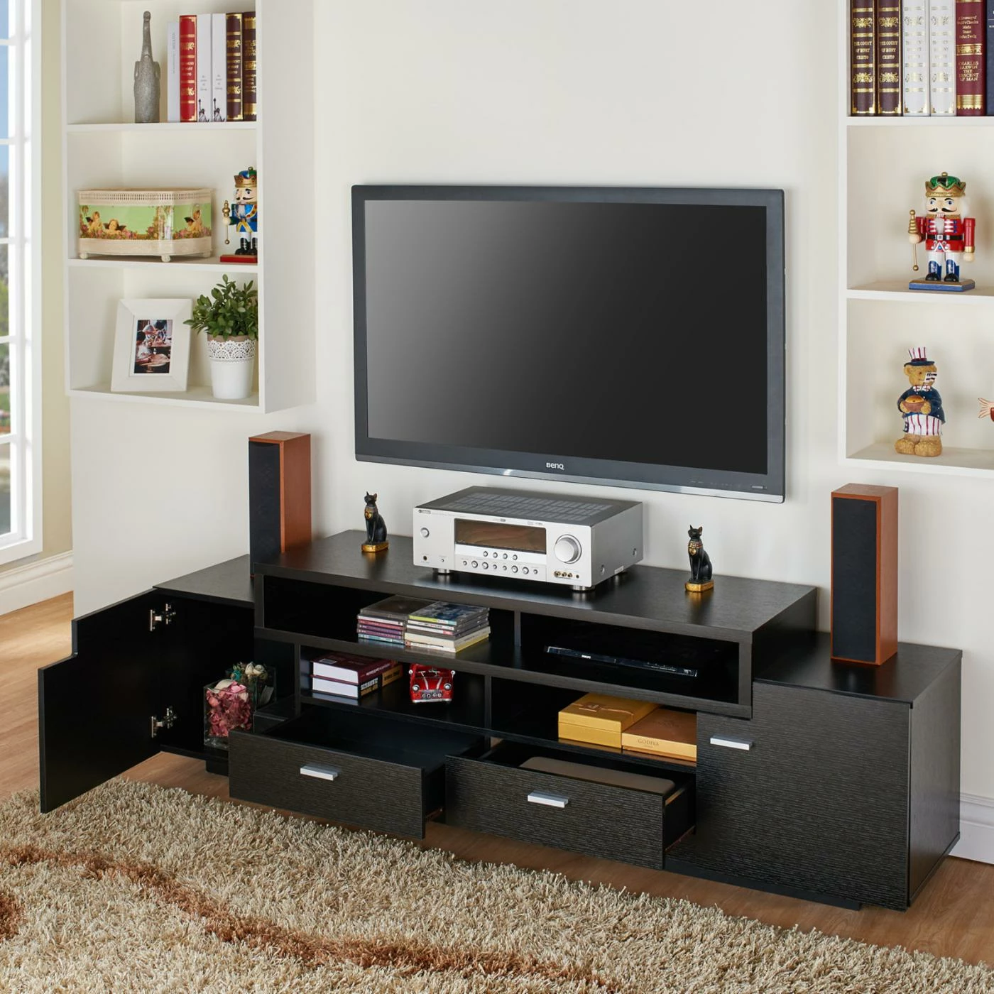 Deals โจ TV Stands Furniture Of America Stockton Multi Storage TV Stand โค๏ธ - Image 4