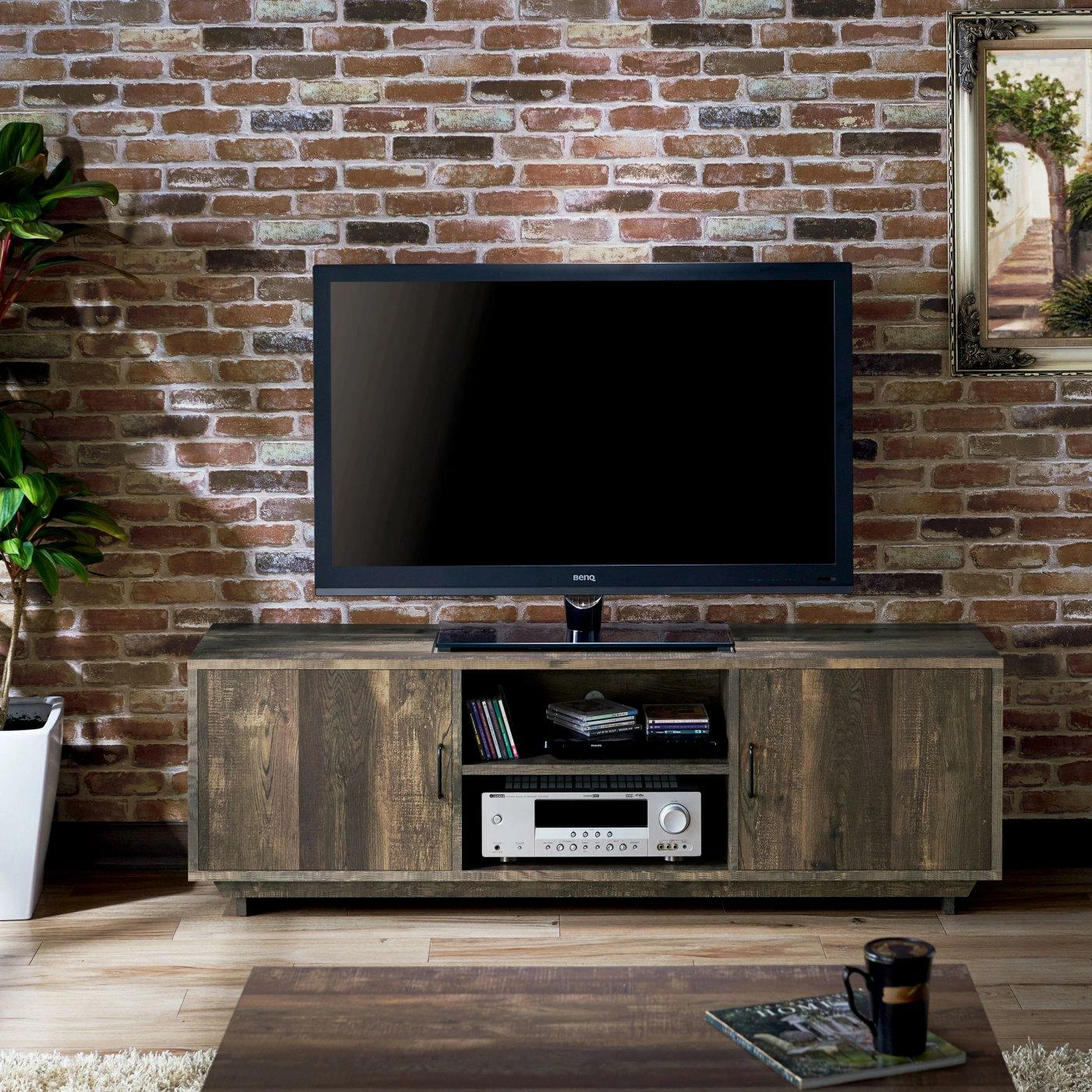 Hot Sale โญ TV Stands HN Home Morley Modern Farmhouse Rustic TV Console ๐ฅฐ - Image 4