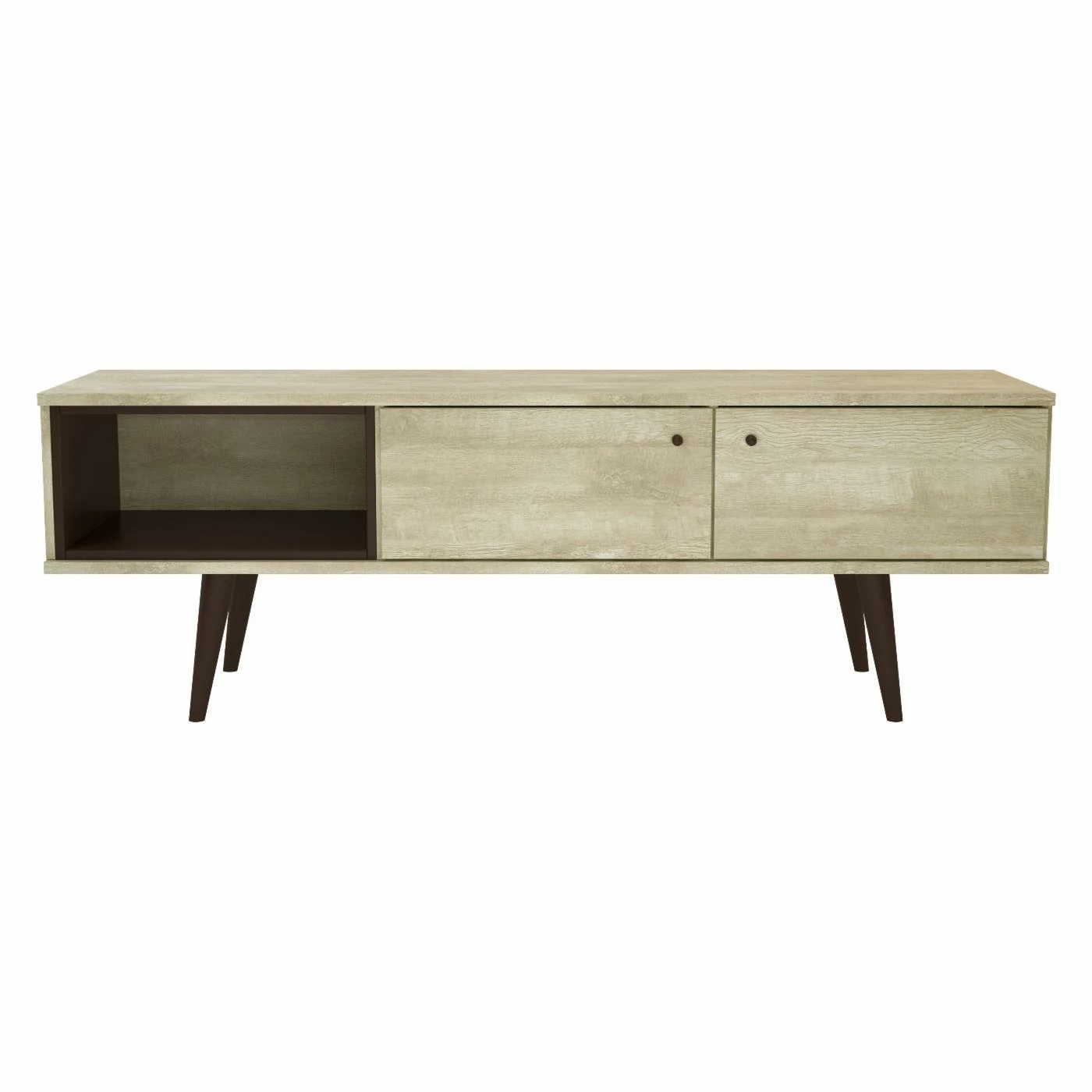 Deals 🎁 TV Stands Midtown Concept Kansas Mid-Century 2-Cabinet TV Stand ⭐ - Image 4
