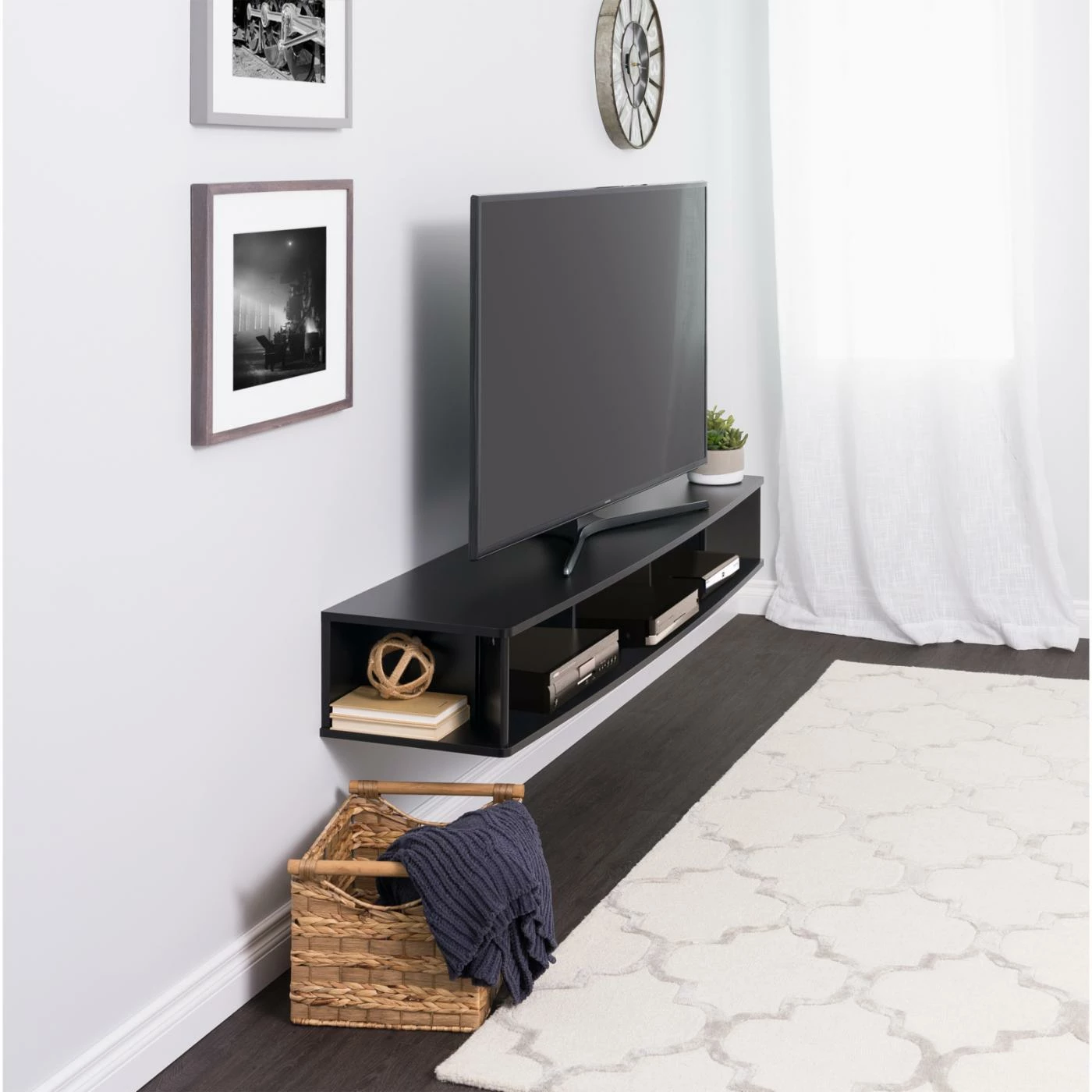 Flash Sale β€οΈ TV Stands Prepac Yaletown 70 In. Wall Mounted TV Stand π - Image 4