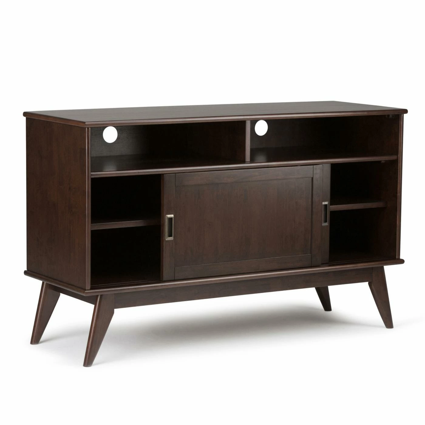 Cheapest โ๏ธ Brooklyn & Max TV Stands Brooklyn + Max Baxter Solid Hardwood Sliding Door TV Media Stand โจ - Image 4