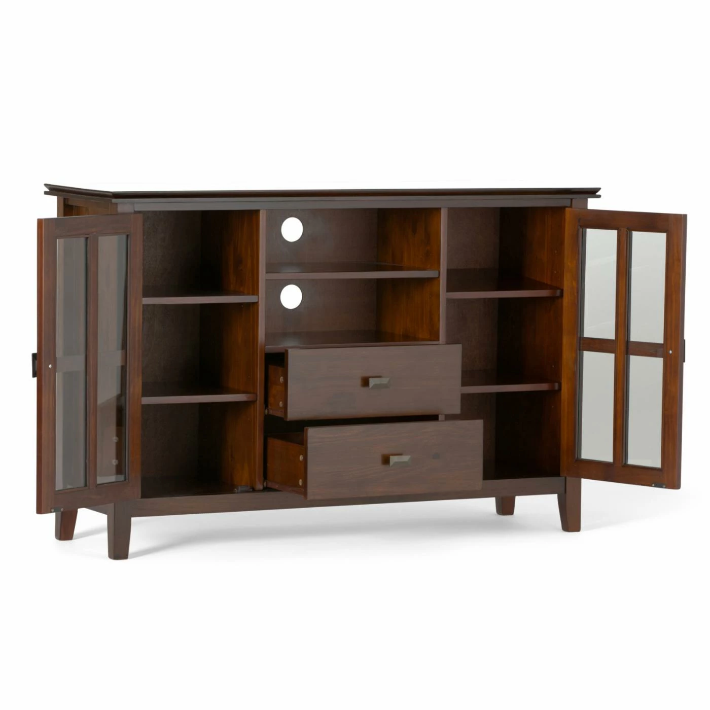 Buy βοΈ Brooklyn & Max TV Stands Brooklyn + Max Holden Wood 53 In. Contemporary TV Media Stand π - Image 3