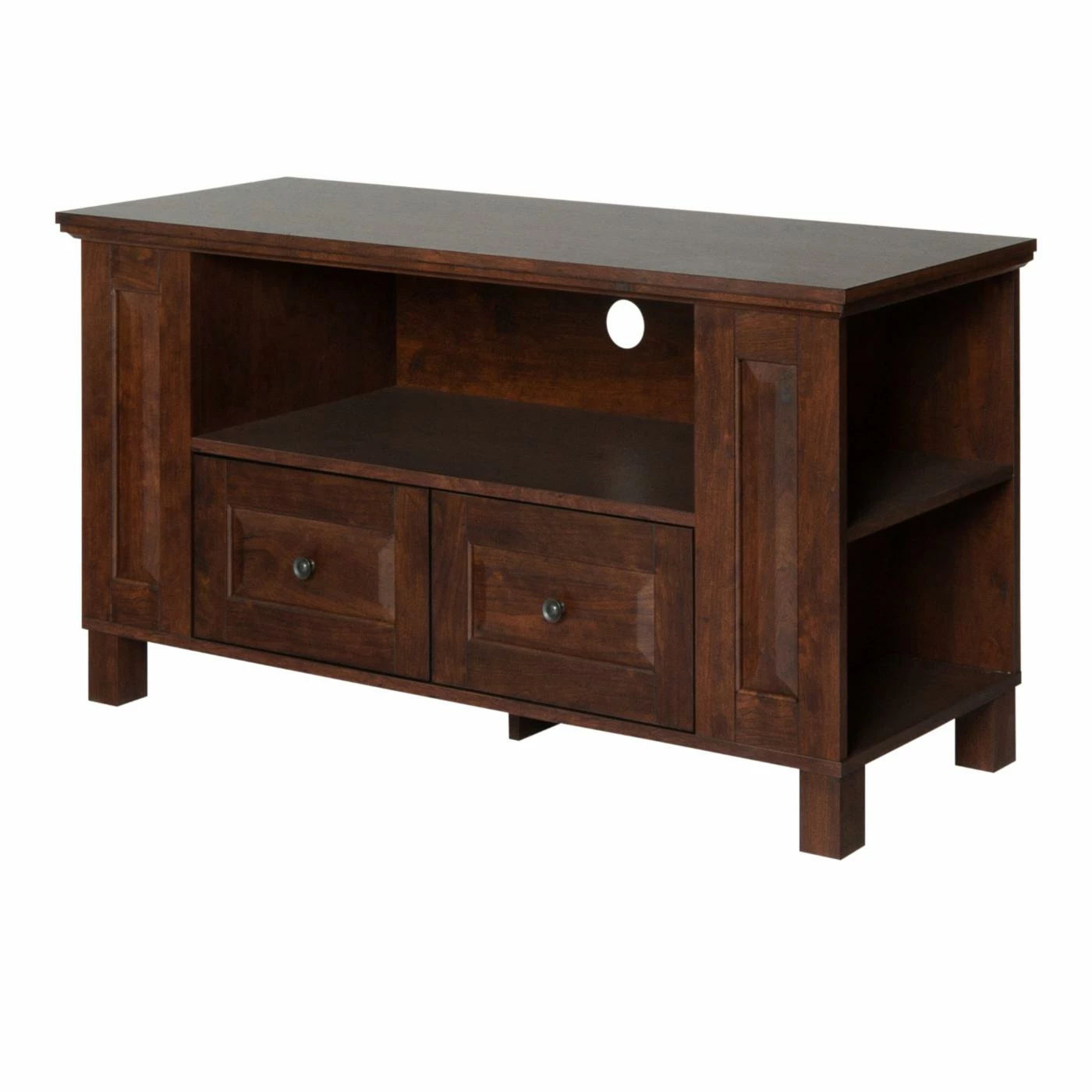 Coupon β€οΈ TV Stands Manor Park 44-in. Multi-purpose Wood TV Console - Traditional Brown π₯ - Image 4