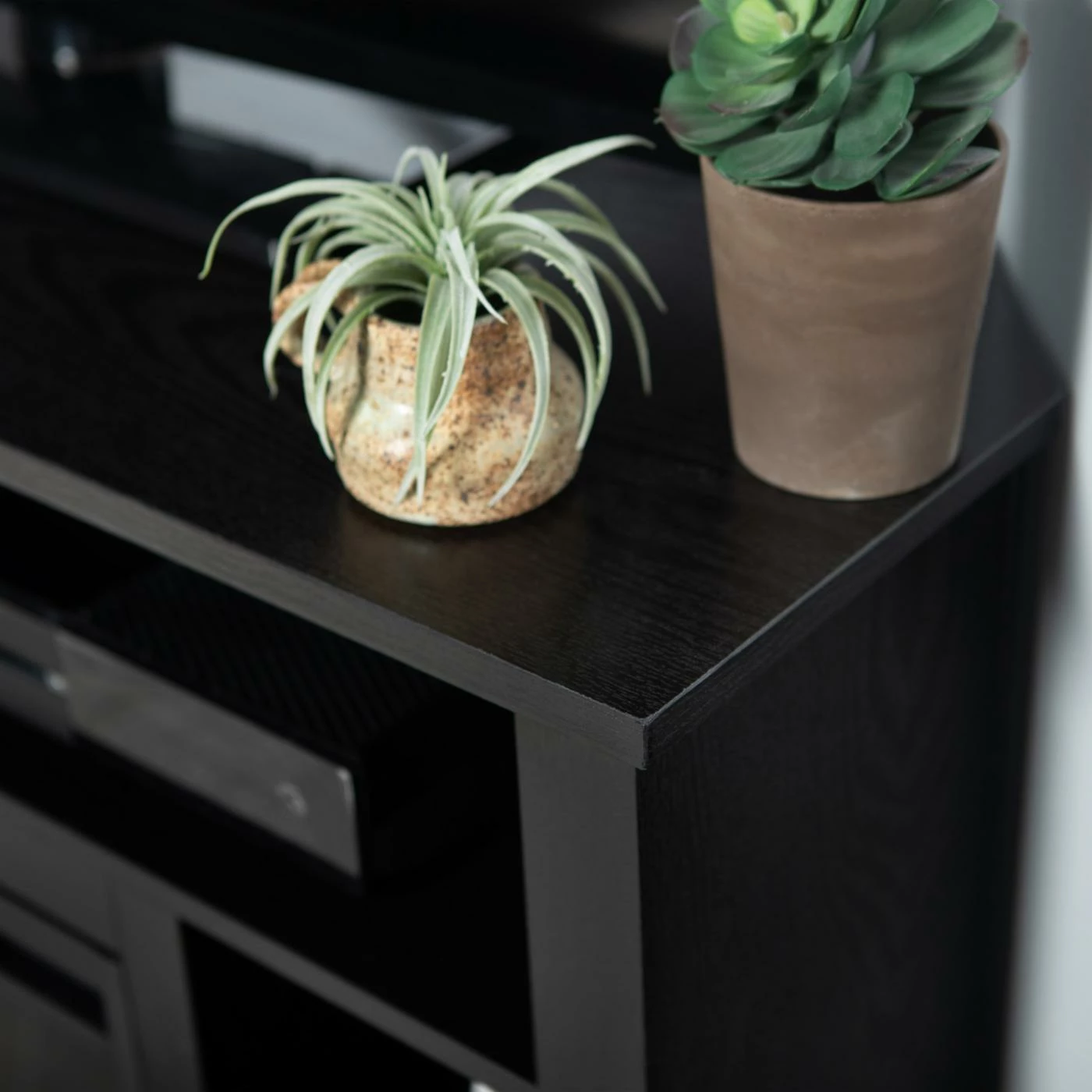 Discount β TV Stands Walker Edison 44 In. Wood Corner Highboy Fireplace TV Stand π - Image 4