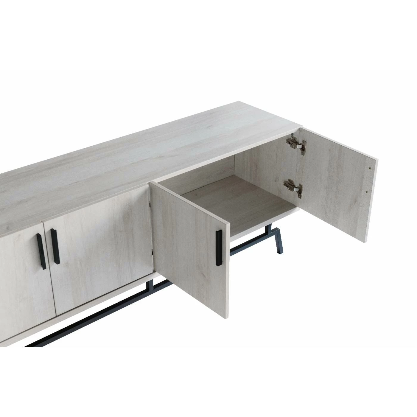 Deals π TV Stands Furniture Of America Sedwray 60 In. TV Stand - White Oak π - Image 6