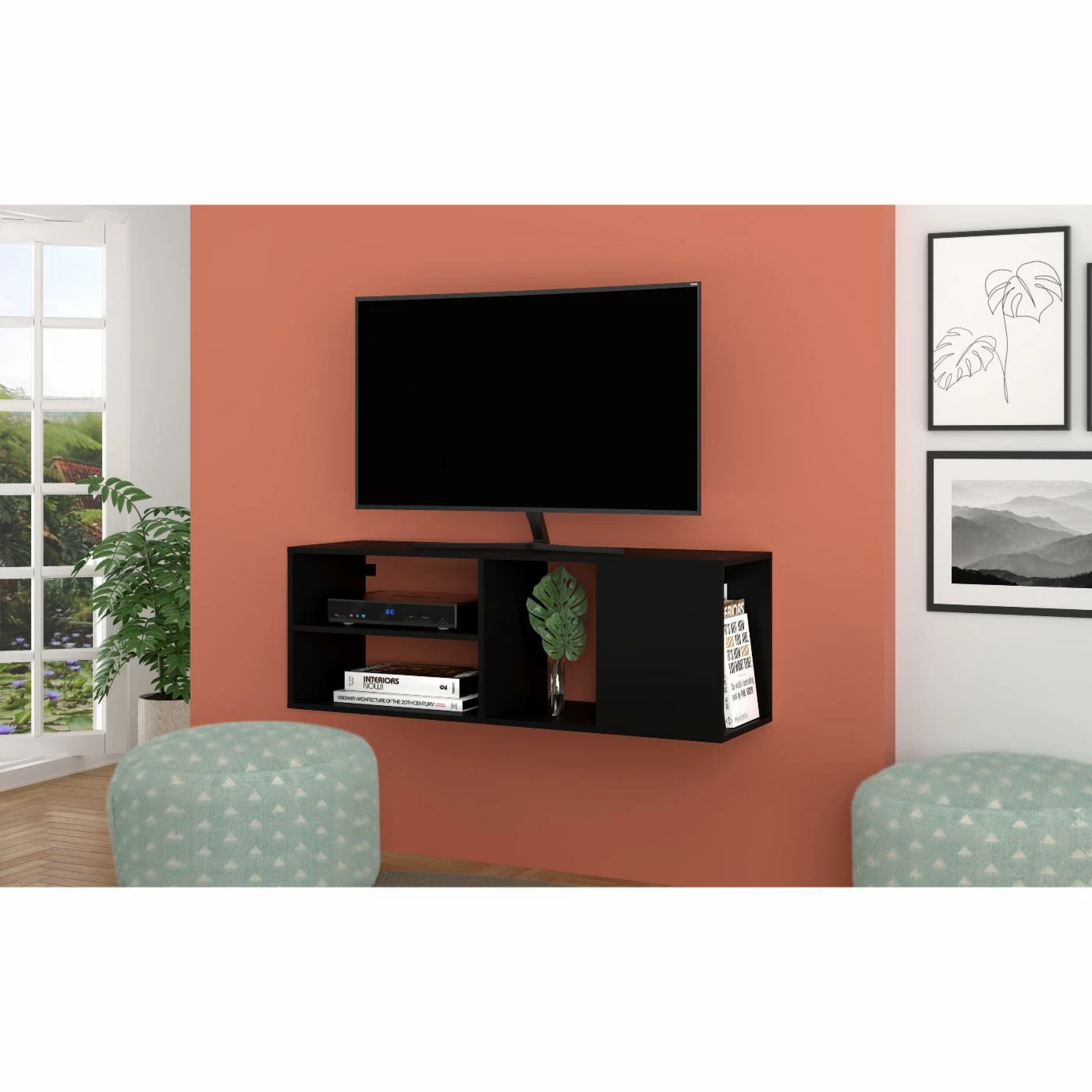 Promo βοΈ TV Stands Manhattan Comfort Minetta Floating TV Stand π - Image 6