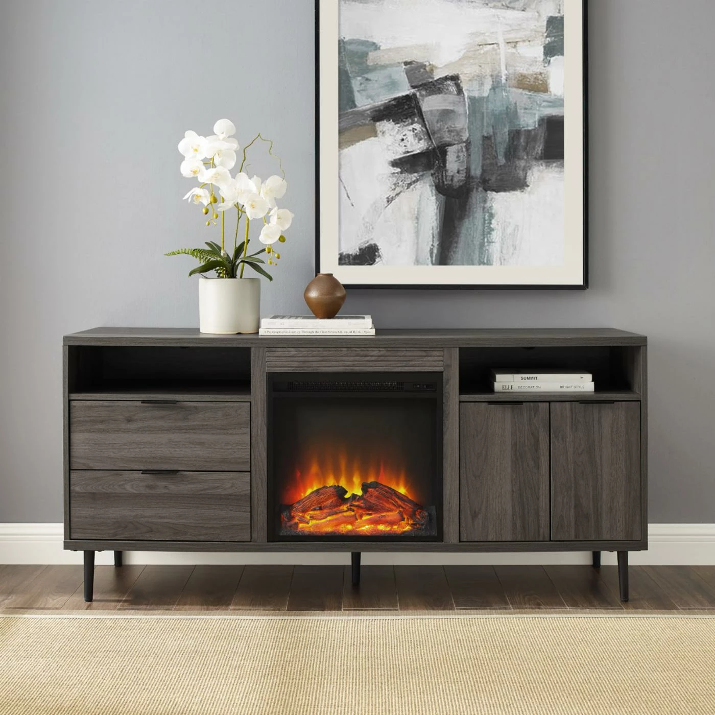 Budget ❤️ TV Stands Manor Park Modern Fireplace TV Stand 😉 - Image 6
