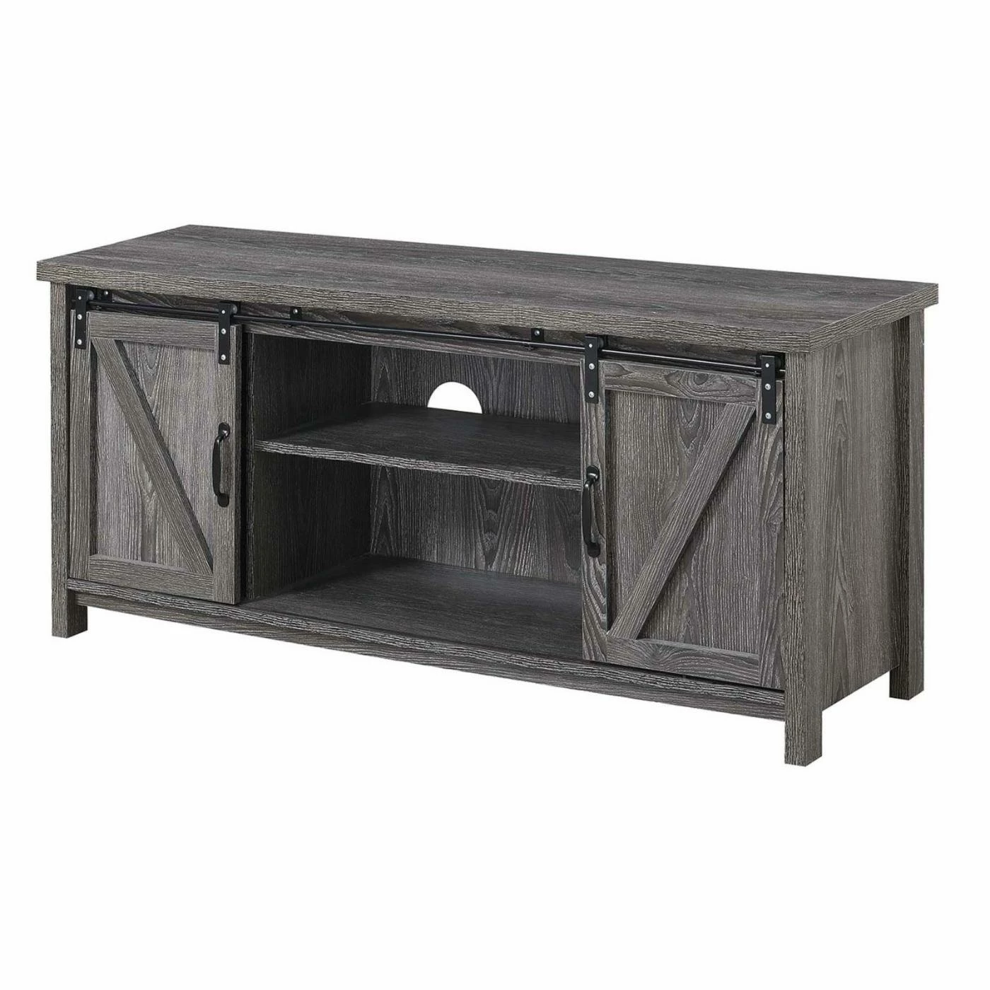 Coupon 🔔 TV Stands Convenience Concepts Blake Barn Door TV Stand ✔️ - Image 7