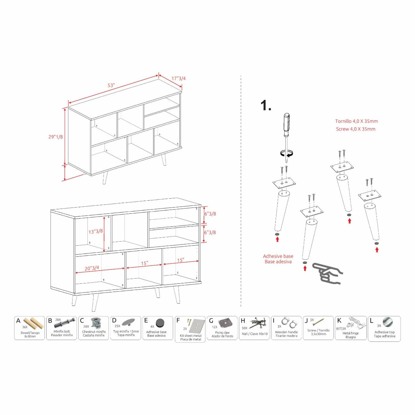 Best Pirce ๐ TV Stands Midtown Concept Kansas Mid-Century TV Stand ๐ฅ - Image 7