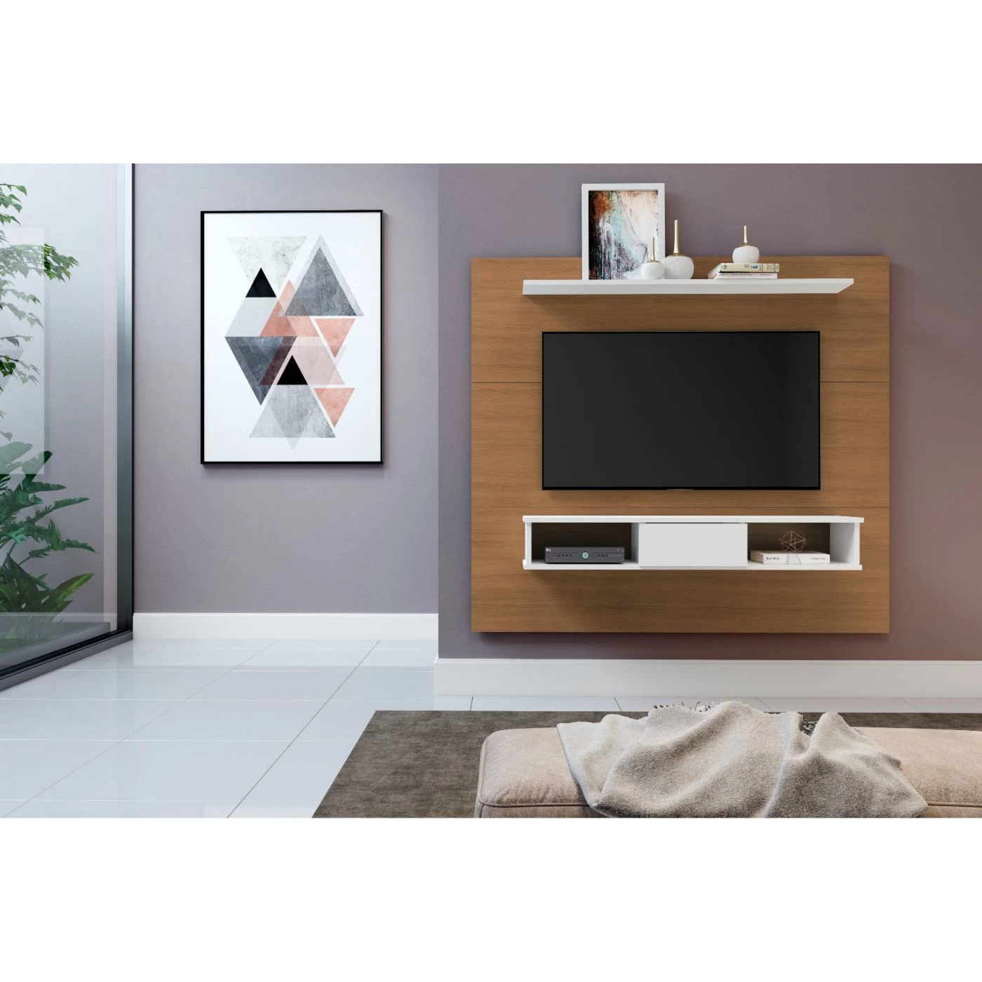 Outlet โ TV Stands Midtown Concept Kansas Mid-Century Shelf TV Board ๐ - Image 7