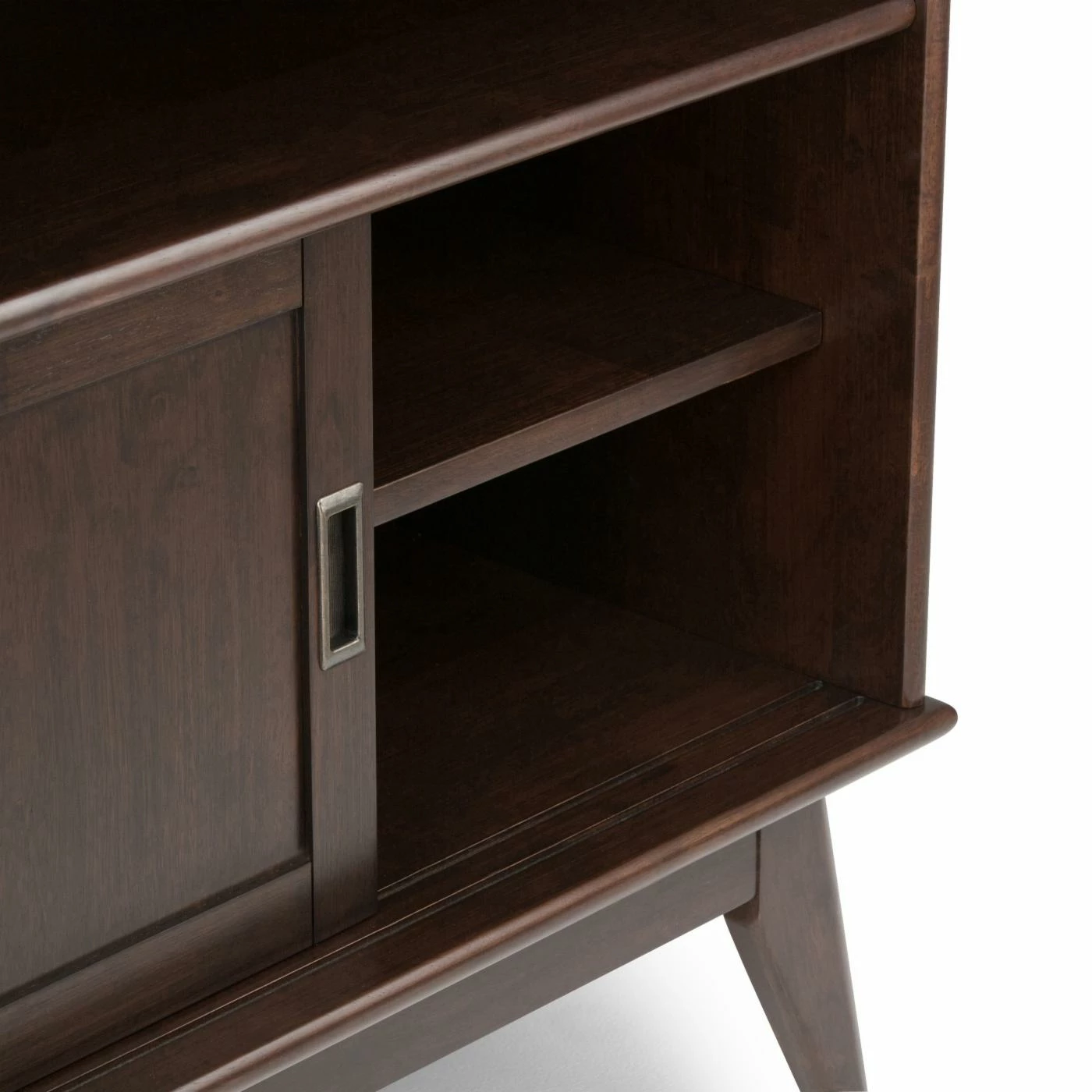 Cheapest โ๏ธ Brooklyn & Max TV Stands Brooklyn + Max Baxter Solid Hardwood Sliding Door TV Media Stand โจ - Image 7