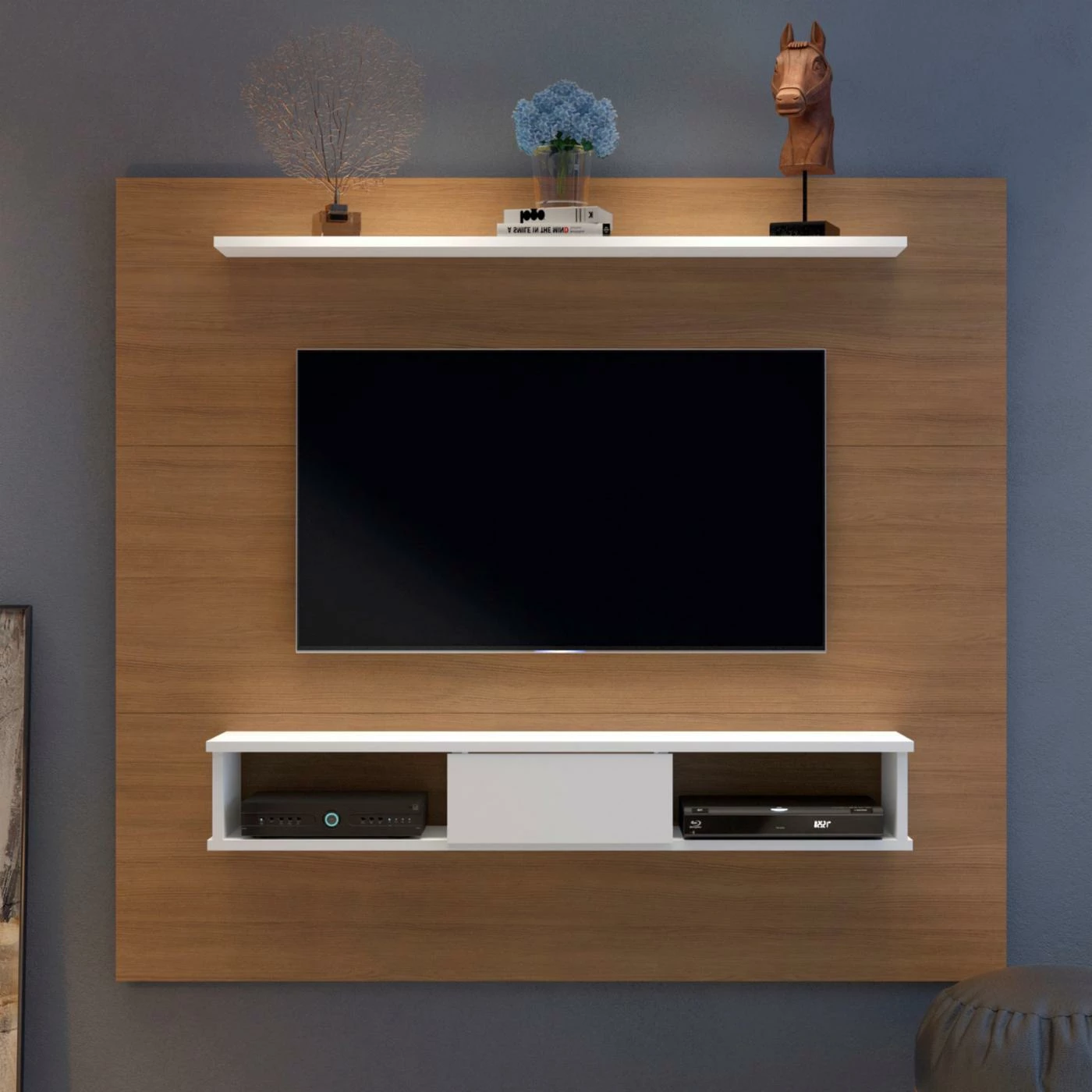 Outlet โ TV Stands Midtown Concept Kansas Mid-Century Shelf TV Board ๐ - Image 8