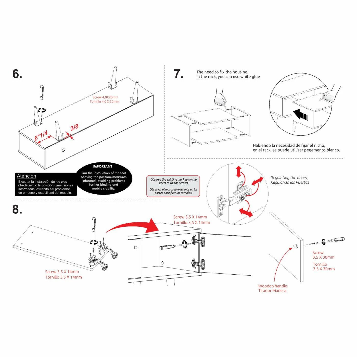 Deals 🎁 TV Stands Midtown Concept Kansas Mid-Century 2-Cabinet TV Stand ⭐ - Image 9