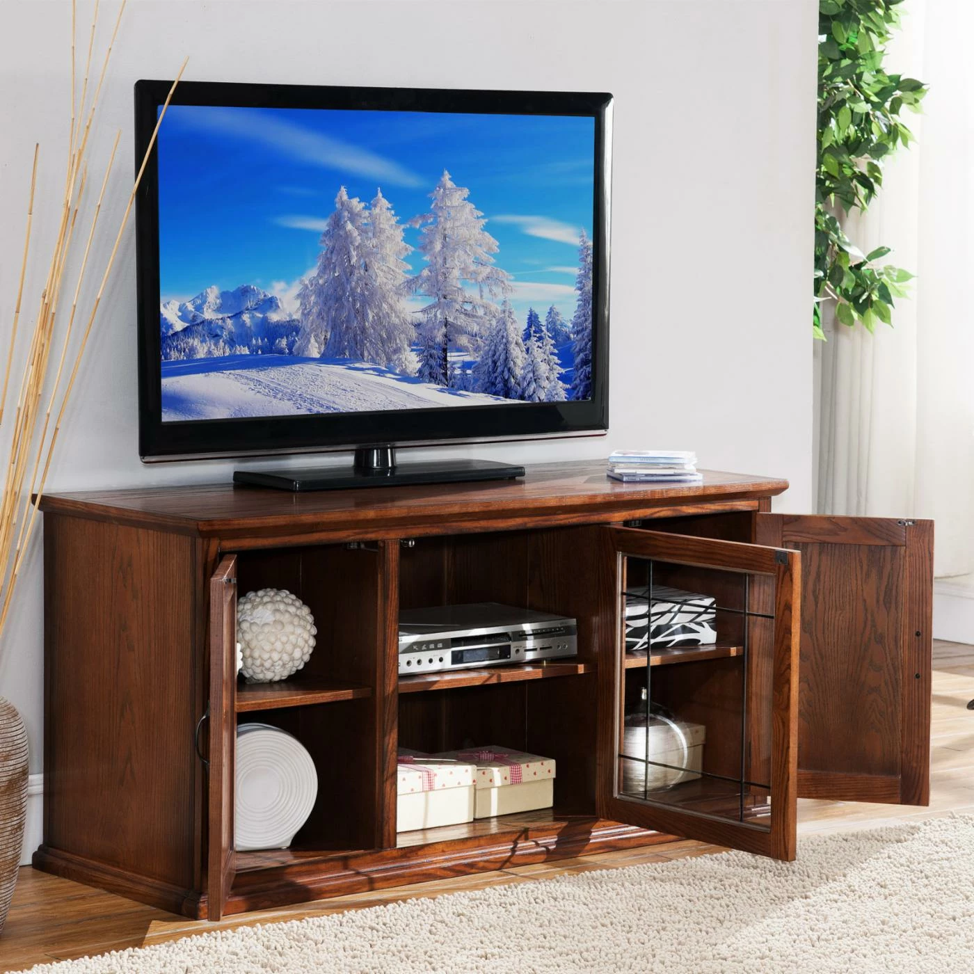 Buy 🎁 TV Stands Leick Home Leaded Glass TV Stand 🌟 - Image 9