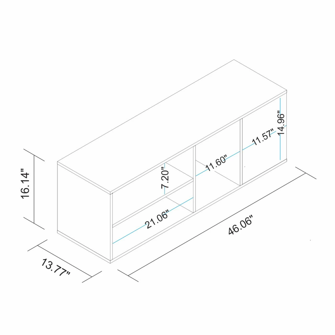 Promo βοΈ TV Stands Manhattan Comfort Minetta Floating TV Stand π - Image 10