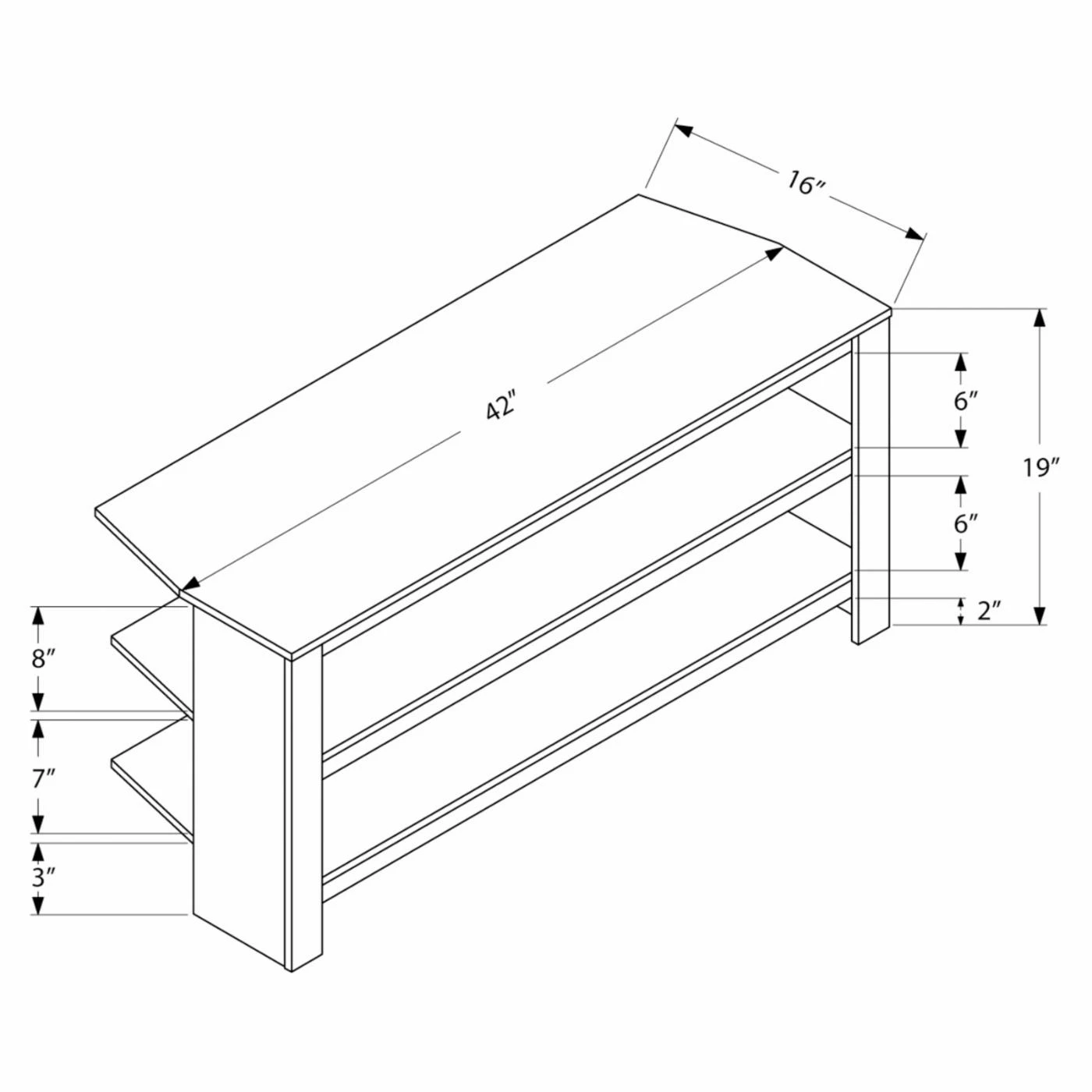Promo ✔️ TV Stands Monarch Specialties 42 In. TV Stand ✔️ - Image 2