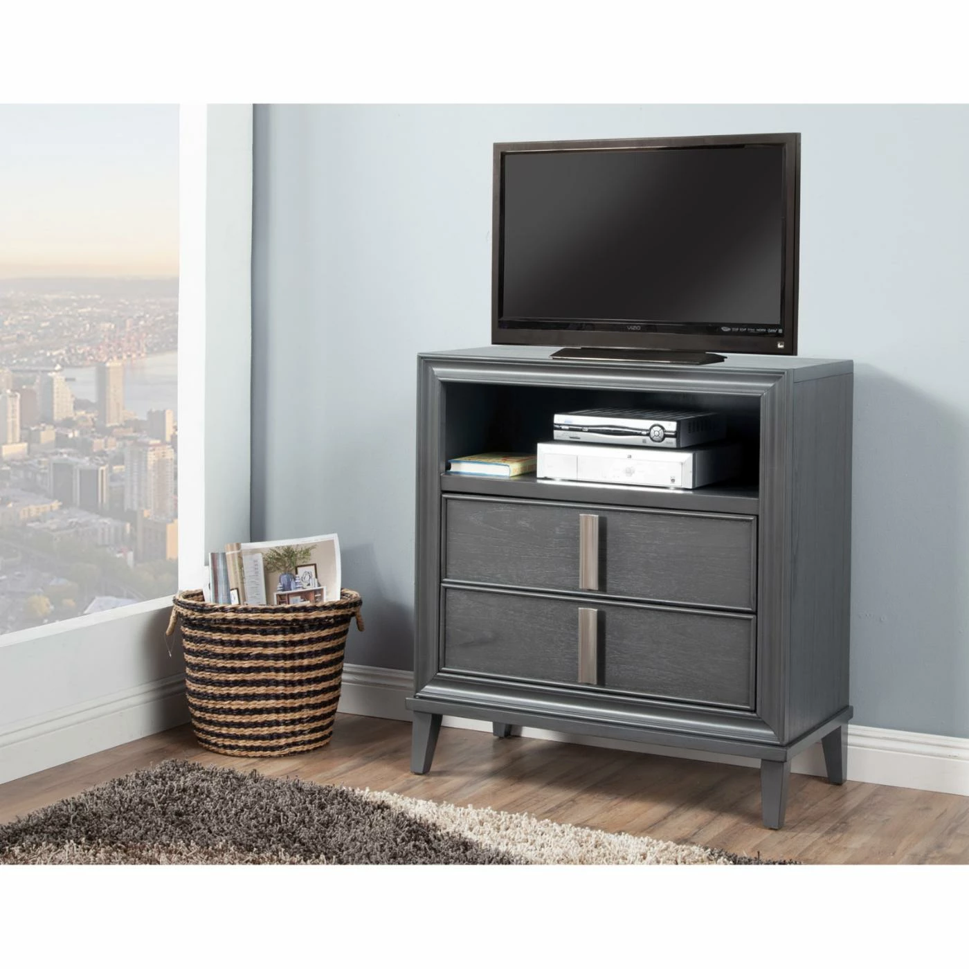 Flash Sale β TV Stands Alpine Furniture Lorraine TV Media Chest β¨ - Image 3