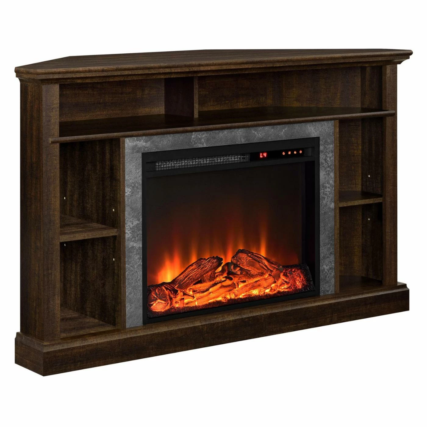 Outlet ๐ Altra Furniture TV Stands Altra Overland 47.6 In. Electric Corner Fireplace - Espresso ๐งจ - Image 3