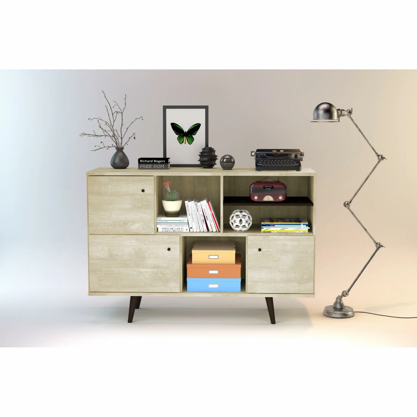 Best Pirce ๐ TV Stands Midtown Concept Kansas Mid-Century TV Stand ๐ฅ - Image 3