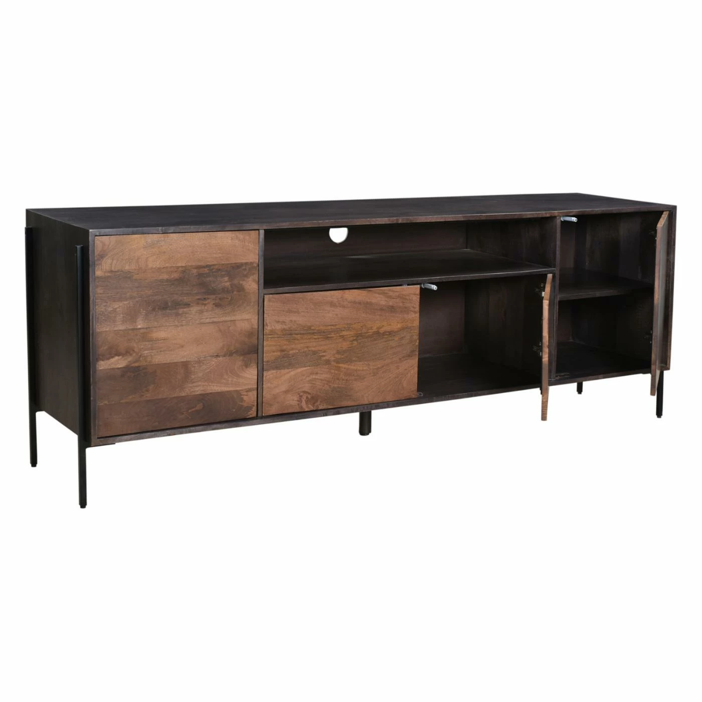 Best deal π TV Stands Moes Home Collection Tobin TV Stand - Light Brown π - Image 3