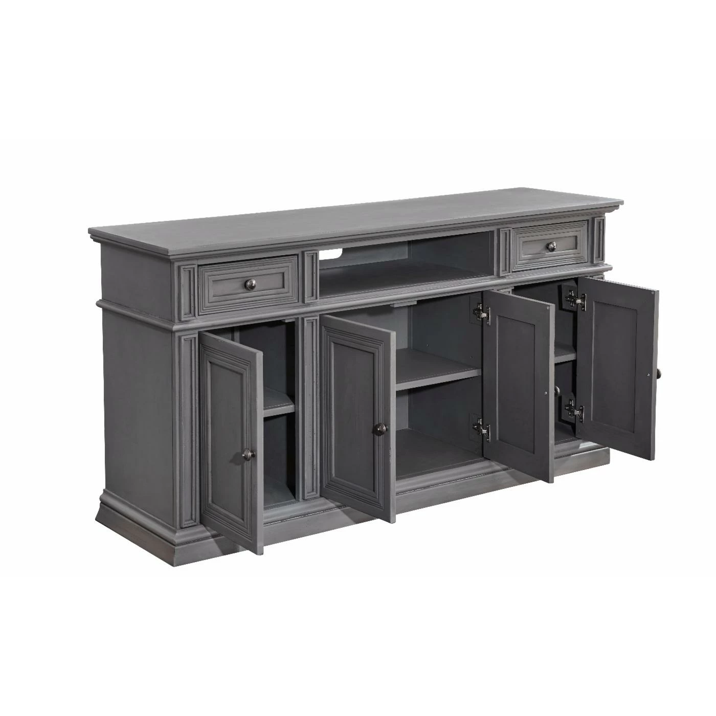 Cheap ๐ TV Stands Progressive Furniture Harrison 60 In. TV Console - Antique White ๐ - Image 3