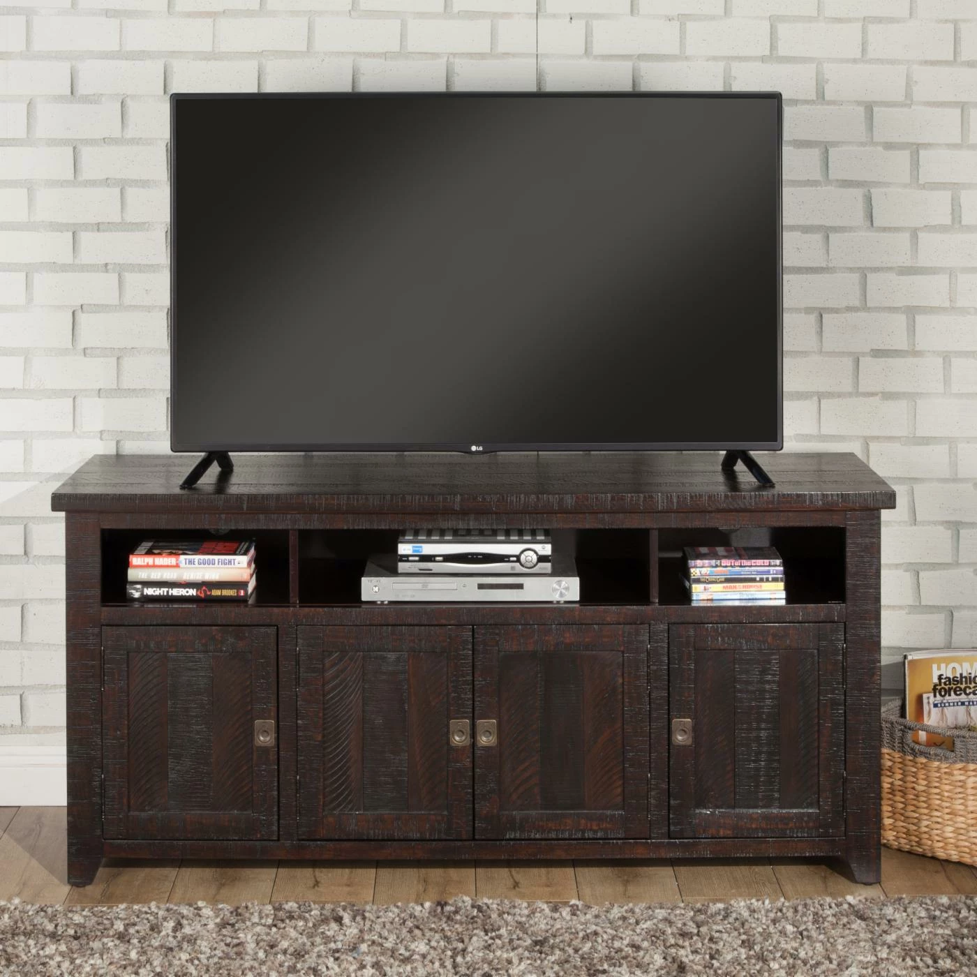 Best Pirce 𧨠TV Stands Martin Svensson Home Coffee Plantation 65 In. TV Stand π - Image 3