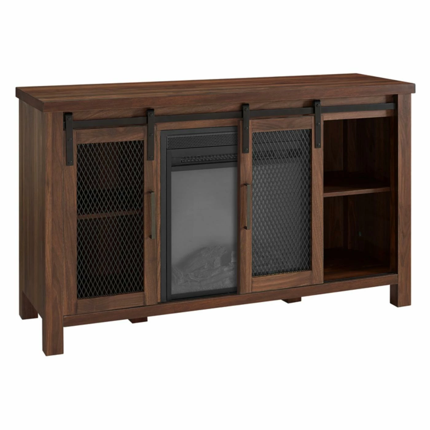 Outlet ๐ TV Stands Manor Park 48 In. Rustic Farmhouse Fireplace TV Stand ๐ - Image 3