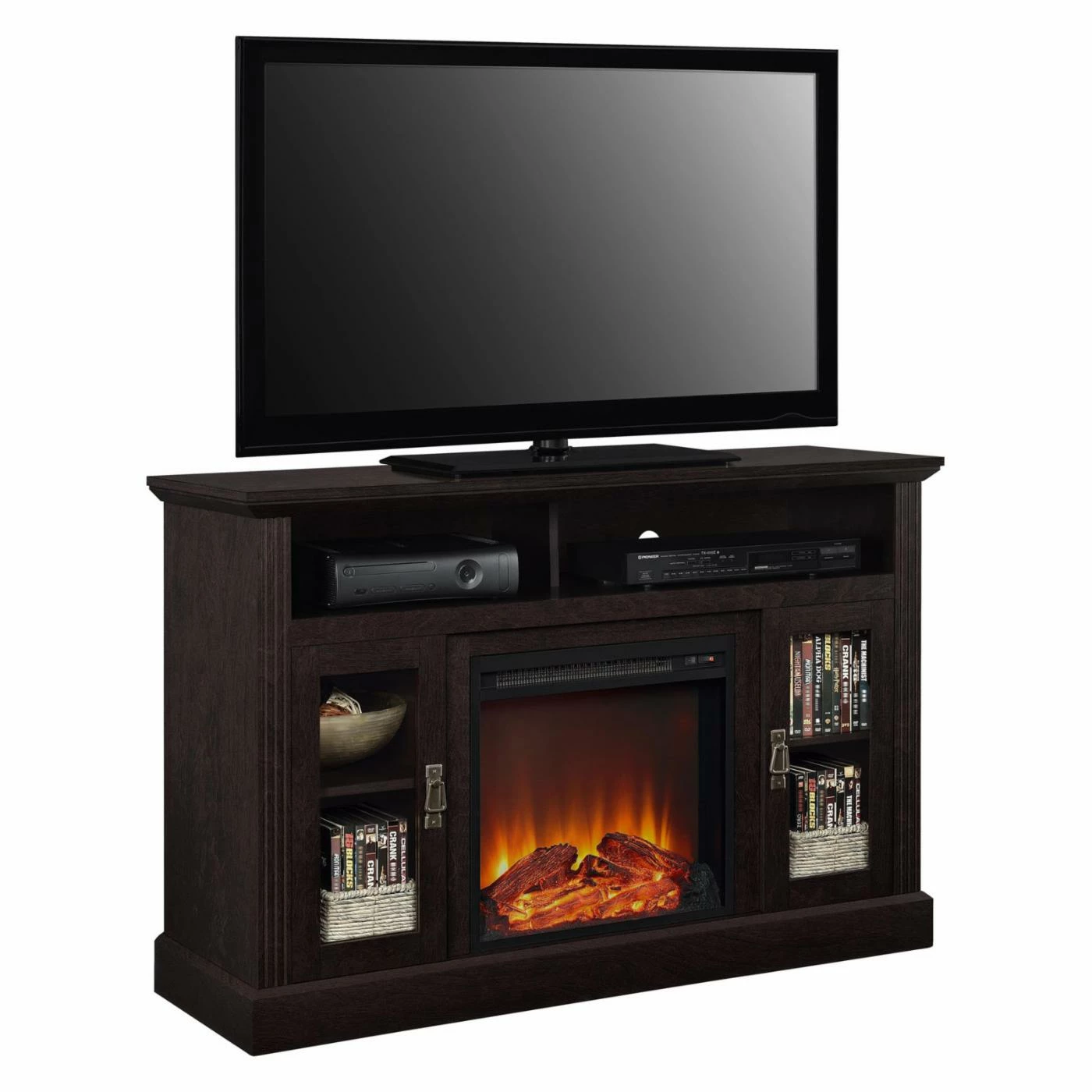 Discount ๐ TV Stands Ameriwood Home Chicago Electric Fireplace TV Console ๐ฅ - Image 2
