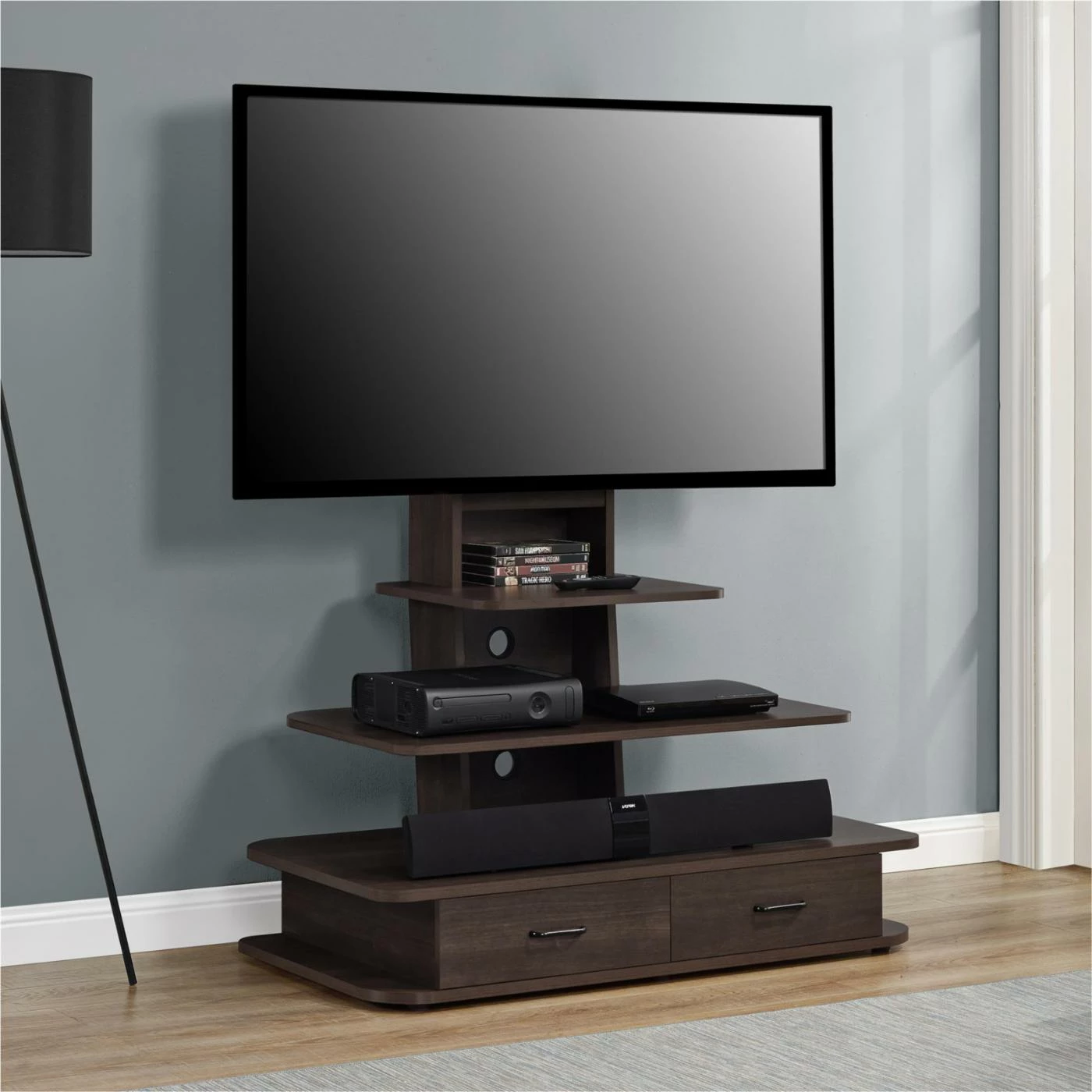 Brand new 😉 TV Stands Altra Furniture Galaxy 70 In. TV Stand - Dark Walnut 😉 - Image 2