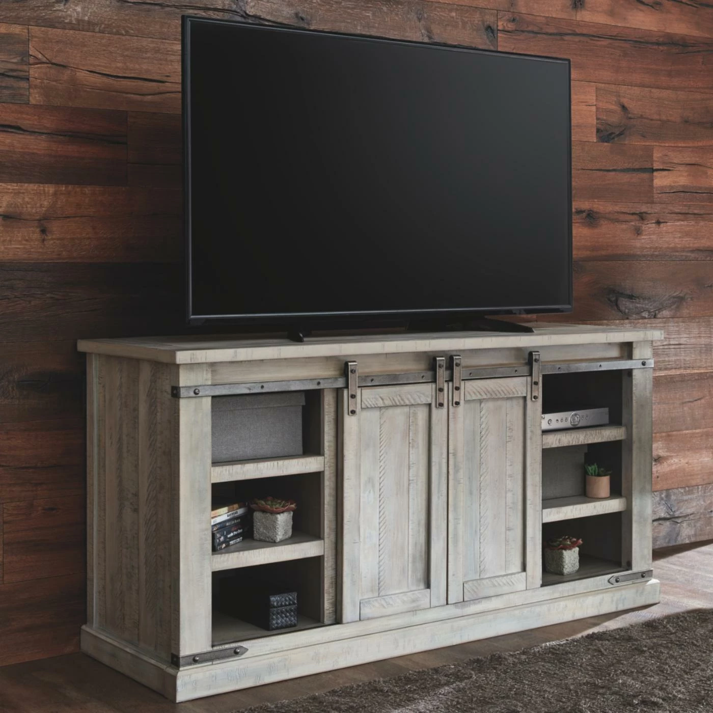 Cheapest π TV Stands Signature Design By Ashley Carynhurst 2 Door TV Stand π - Image 2