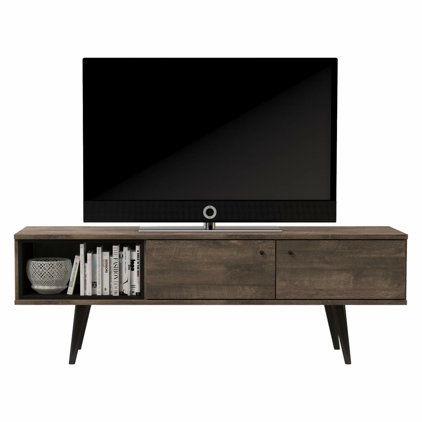 Deals 🎁 TV Stands Midtown Concept Kansas Mid-Century 2-Cabinet TV Stand ⭐ - Image 2
