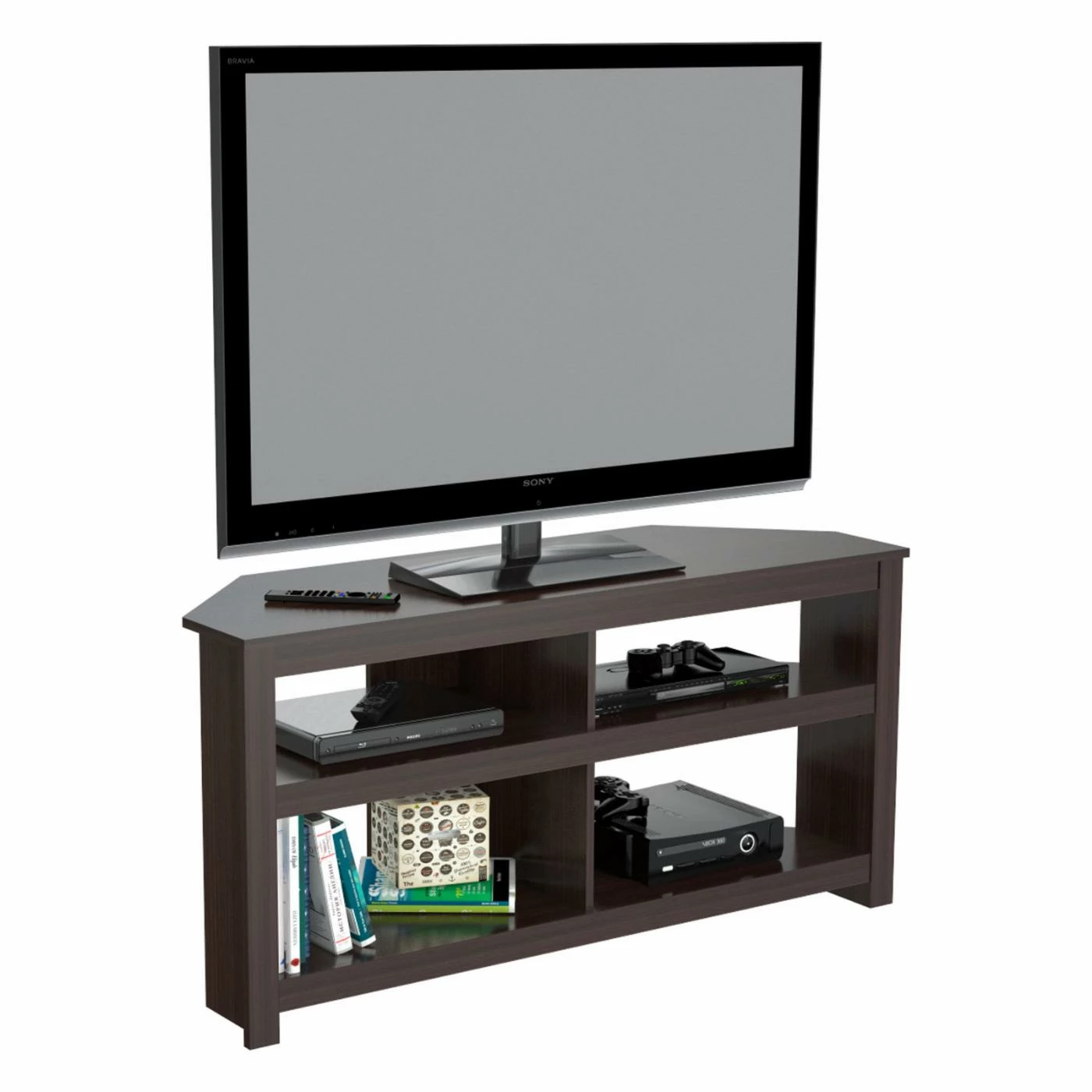 Outlet ๐ฅ TV Stands Inval 60 In. Corner TV Stand - Espresso ๐ - Image 2