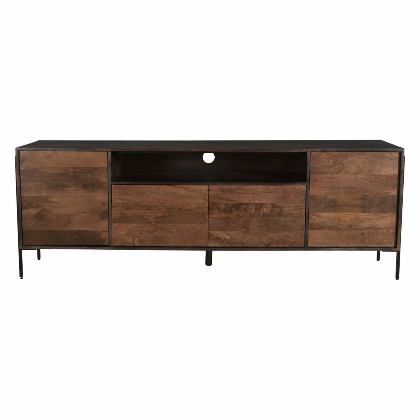 Best deal π TV Stands Moes Home Collection Tobin TV Stand - Light Brown π - Image 2