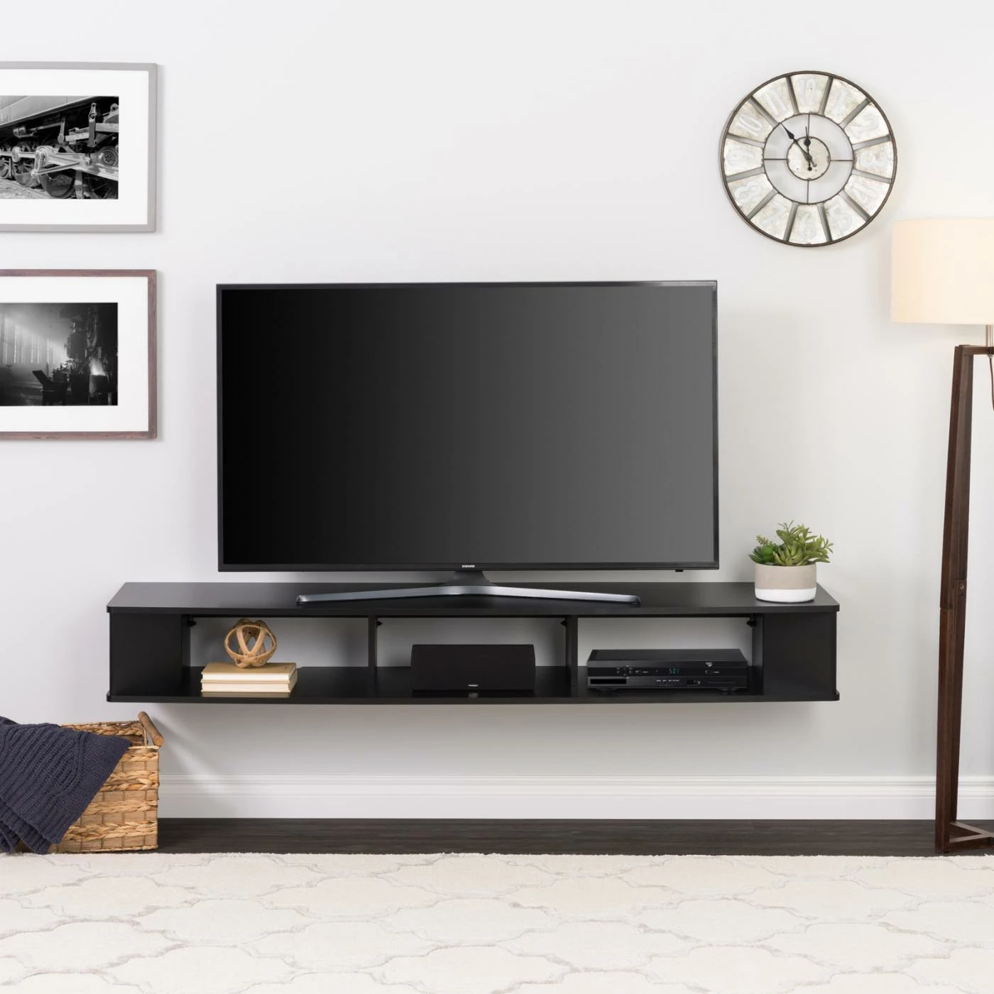 Flash Sale β€οΈ TV Stands Prepac Yaletown 70 In. Wall Mounted TV Stand π - Image 2