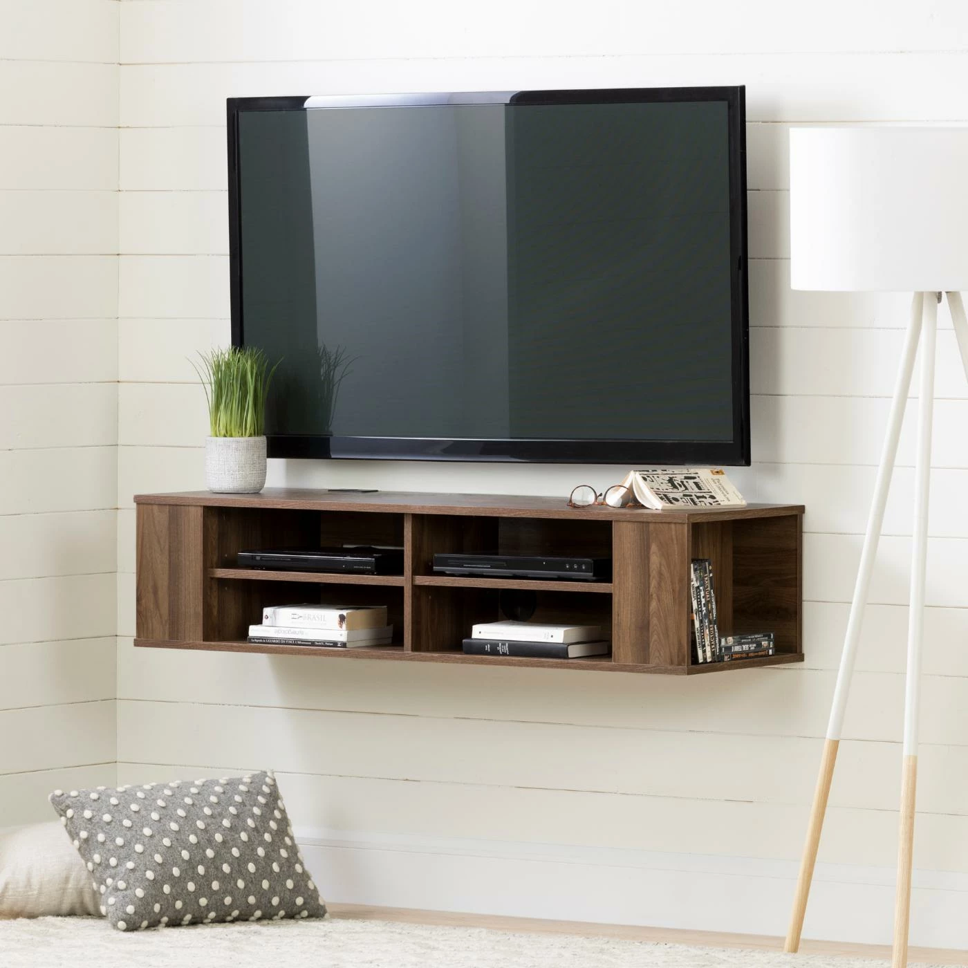 Best reviews of ✨ TV Stands South Shore City Life Wall Mounted Wood Media Console 🥰 - Image 2