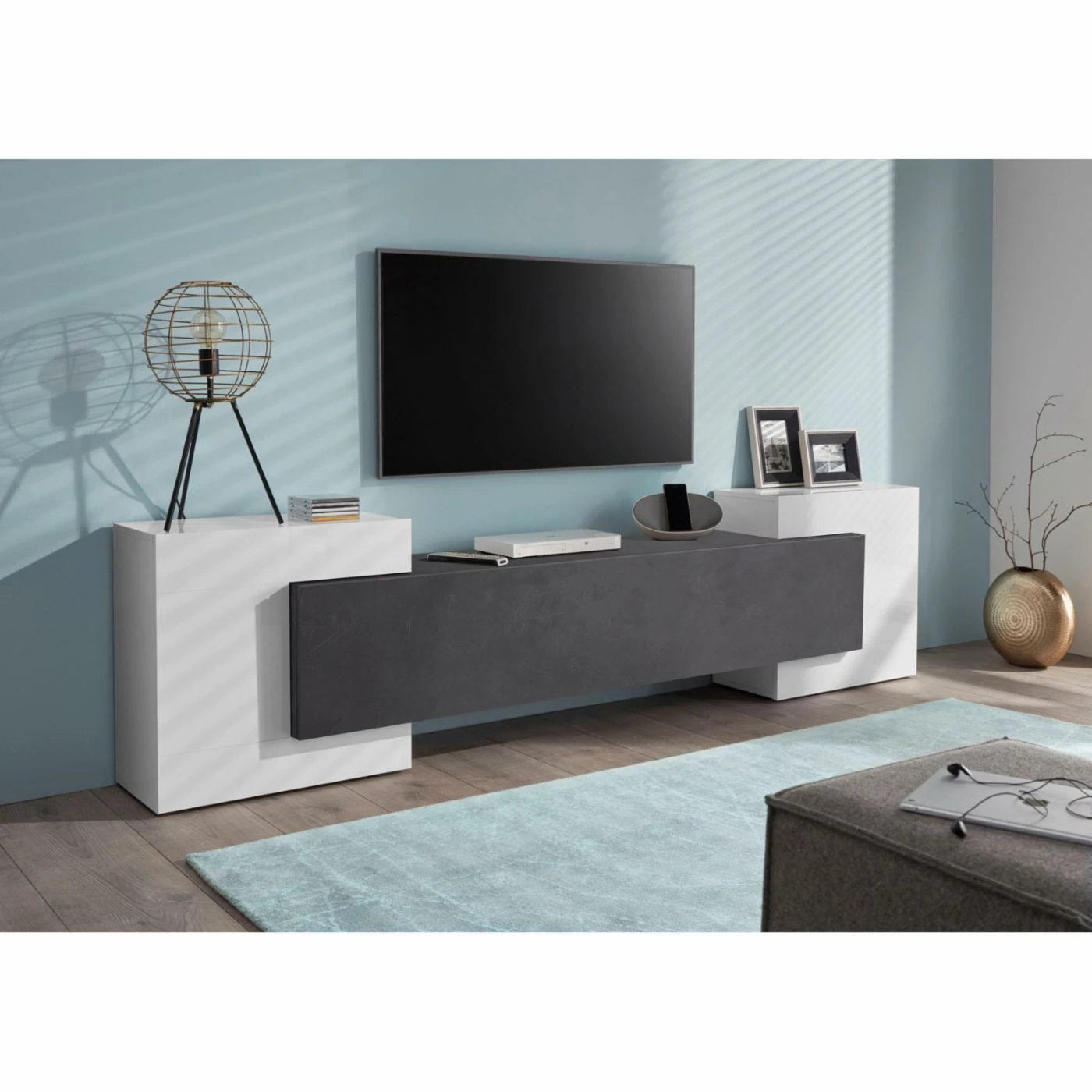 Best Sale β€οΈ TV Stands Furniture.Agency Modern 94 In. TV Stand π - Image 2