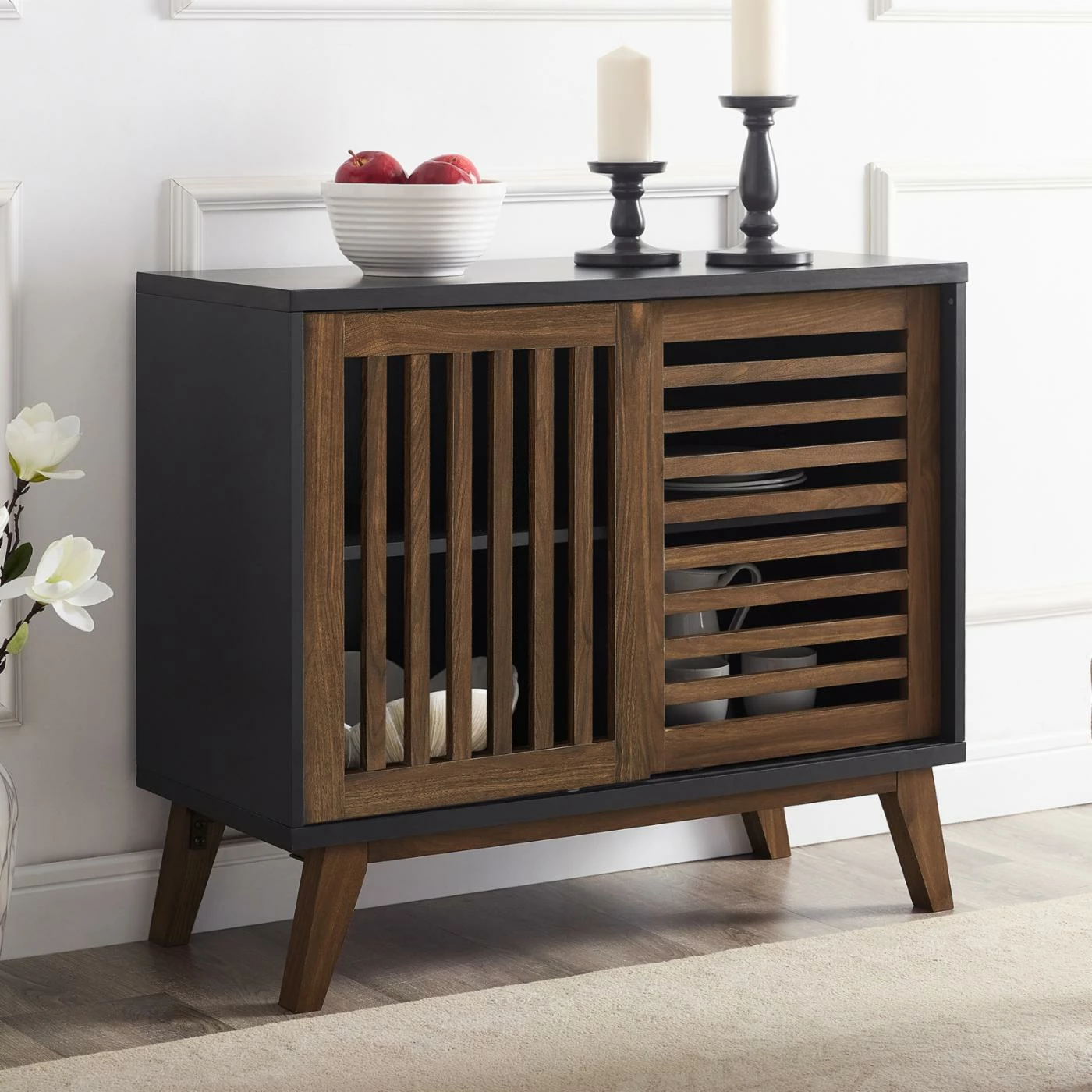 Best deal π TV Stands Manor Park Slat Door TV Stand π - Image 2