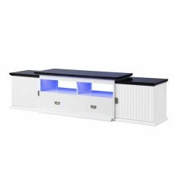 Budget 😉 TV Stands Acme Furniture Barend 83 In. TV Stand With LED 👏