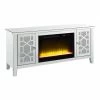 Promo 🎁 TV Stands Acme Furniture Noralie 59 In. TV Stand With Fireplace 💯