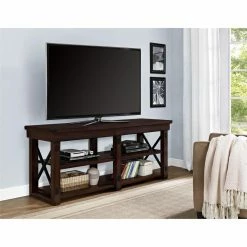 Best Sale ⌛ TV Stands Altra Furniture Wildwood Wood Veneer TV Stand 🧨