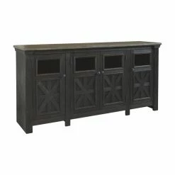 Cheap ⌛ TV Stands Signature Design By Ashley Tyler Creek TV Stand - Black/Gray 🎁