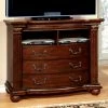 Discount 🛒 TV Stands Benzara Beautifully Carved Wooden Media Chest 🧨