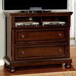 Best Pirce 🔔 TV Stands Benzara Wooden Media Chest With 2-Drawers 🔔