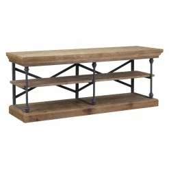 Buy ✔️ TV Stands Burnham Home Designs Charlotte Entertainment Unit - Natural 👏