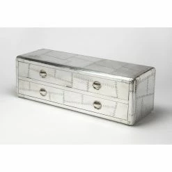 Best Pirce 🛒 Butler Specialty TV Stands Butler Industrial Chic Midway Aviator TV Stand - Silver ✔️