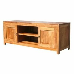 Best reviews of ๐ฅ TV Stands Chic Teak Santa Barbara Waxed Teak Media Center ๐คฉ
