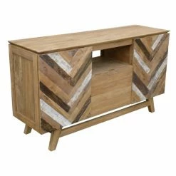 Best reviews of ๐งจ TV Stands Chic Teak Art Deco TV Stand - Brown ๐