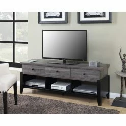 Cheapest 🤩 TV Stands Convenience Concepts Newport Yorktown TV Stand - Weathered Gray ❤️